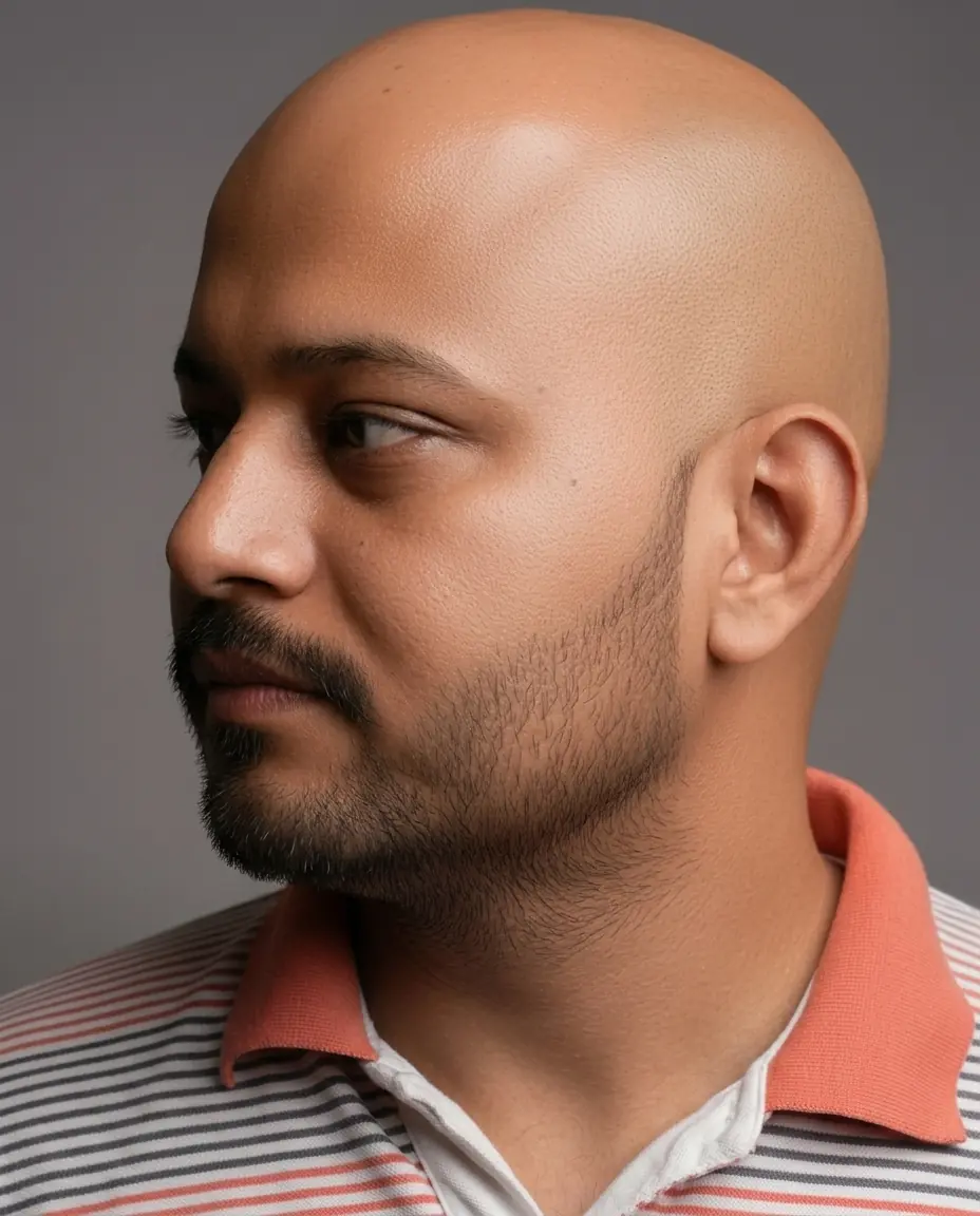 eGenome member in profile, calm and confident